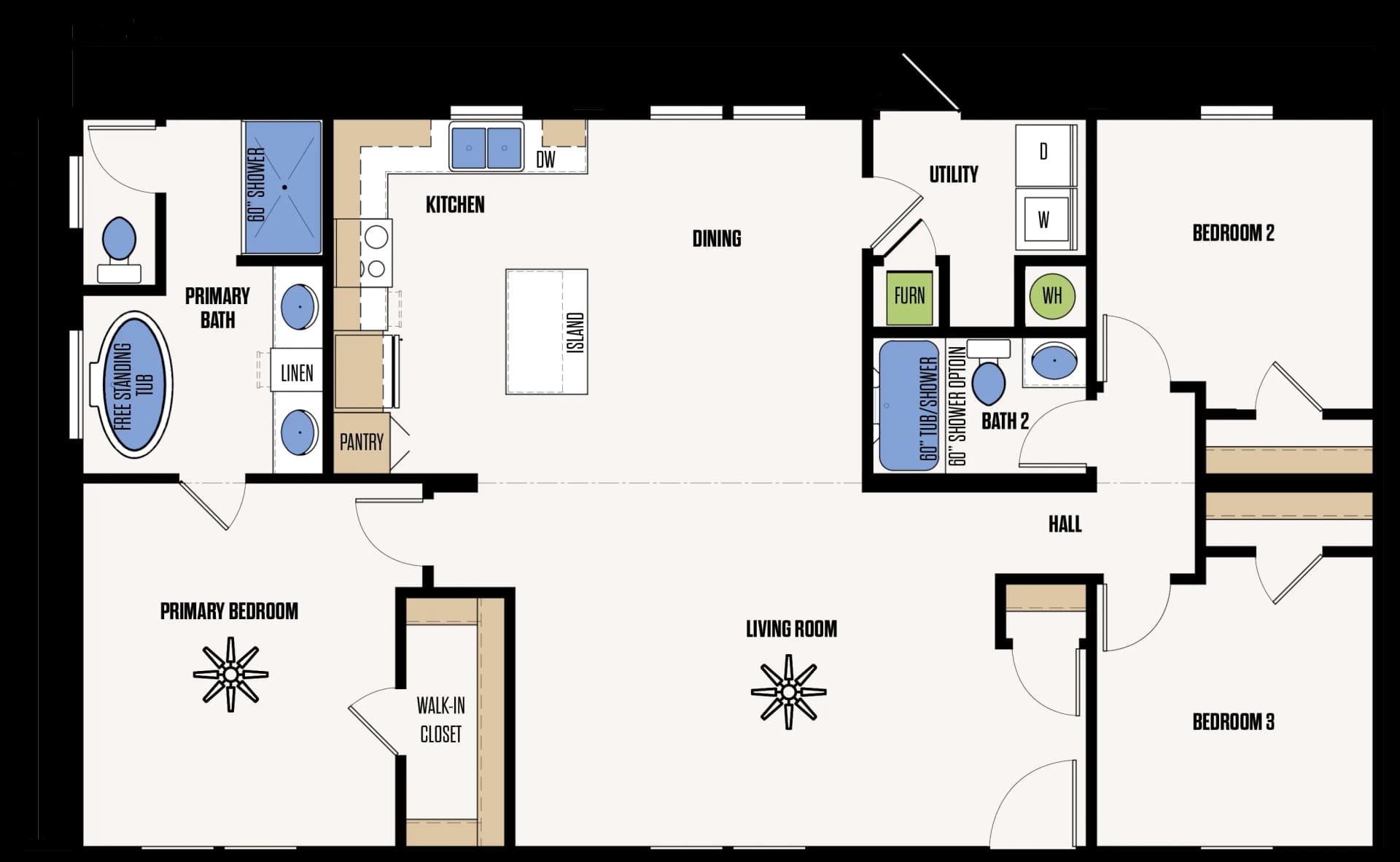 The Bailey floor plan