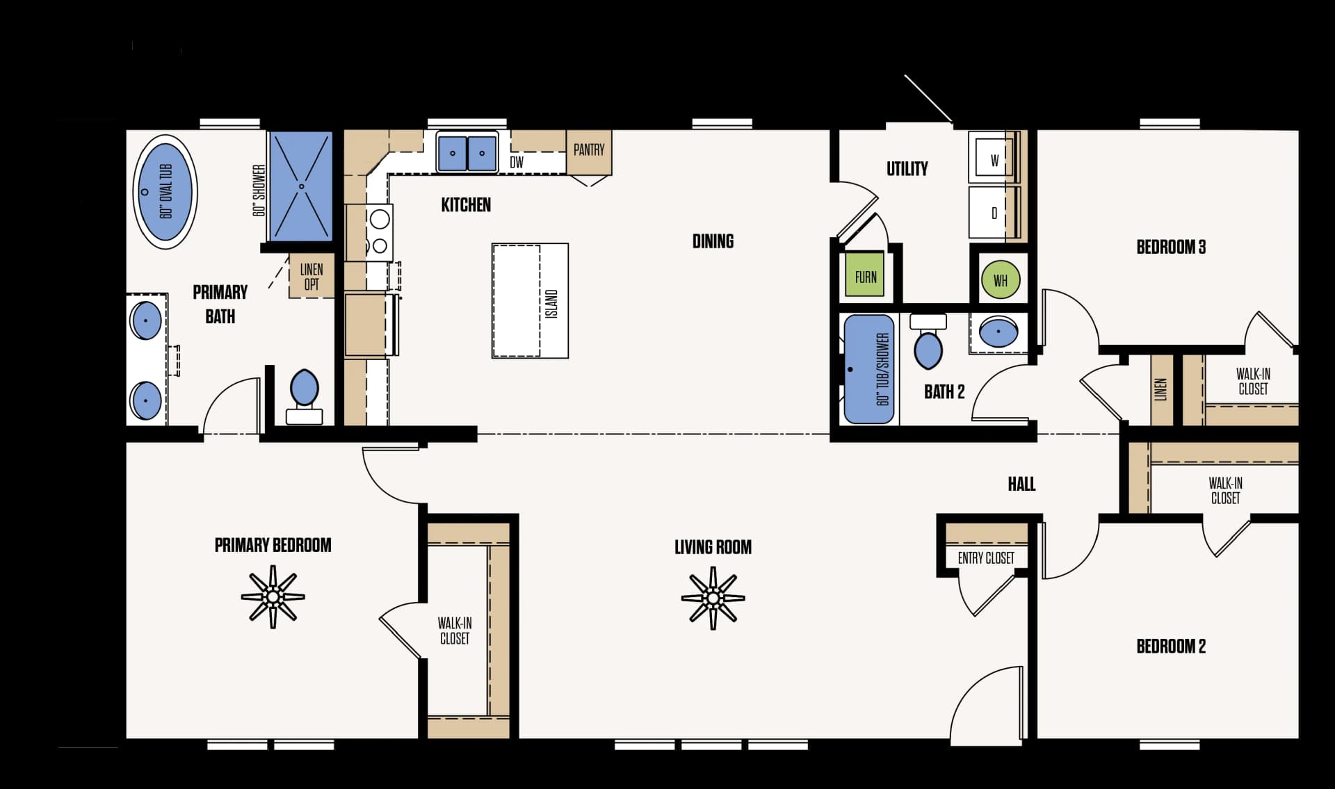 The Bell floor plan