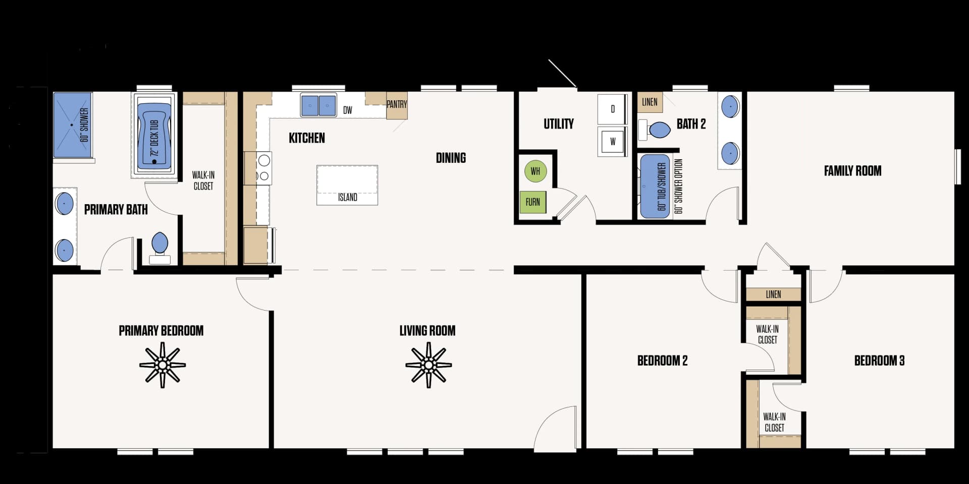 The Fisher floor plan