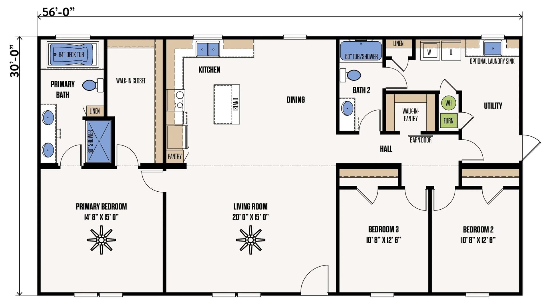 The Gadwall floor plan