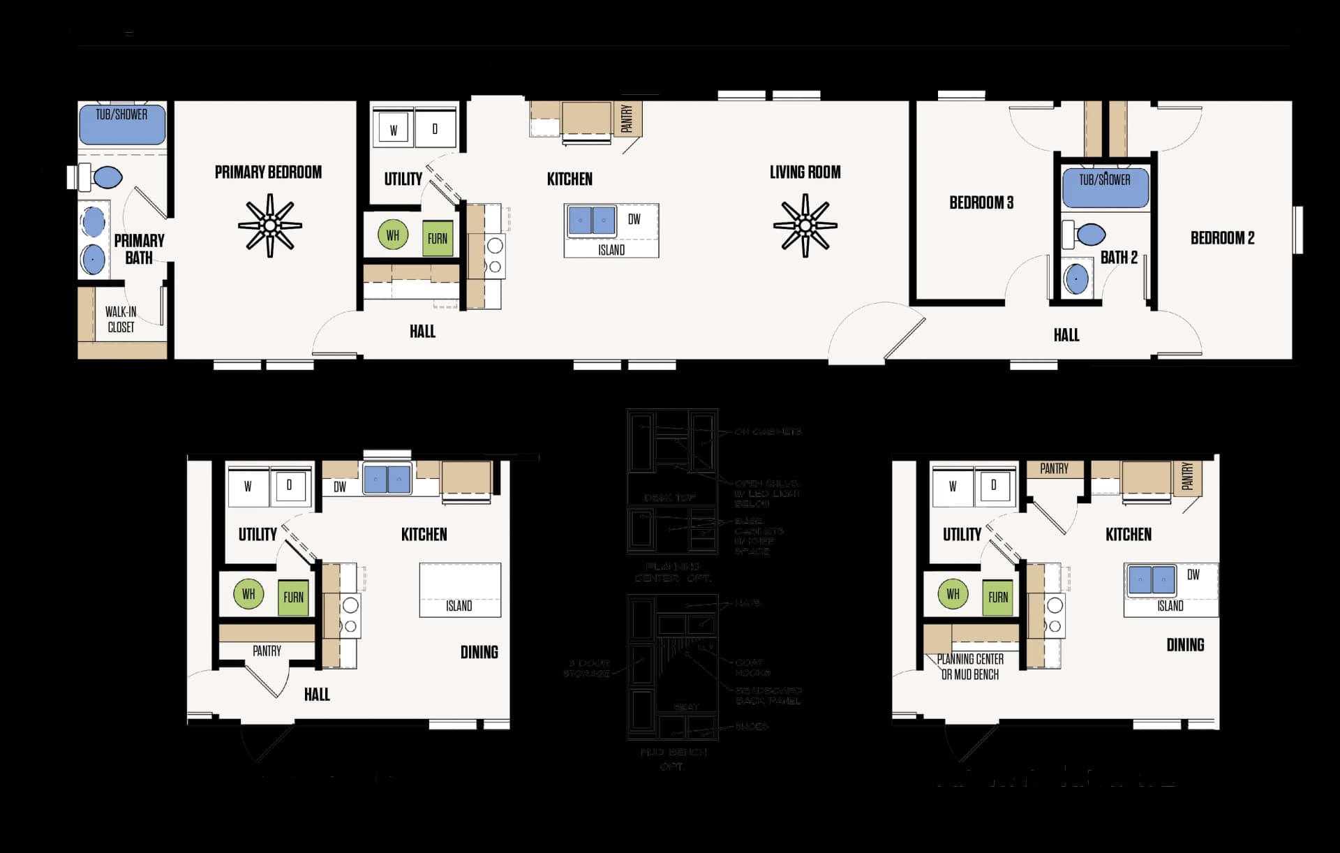 The Katy floor plan