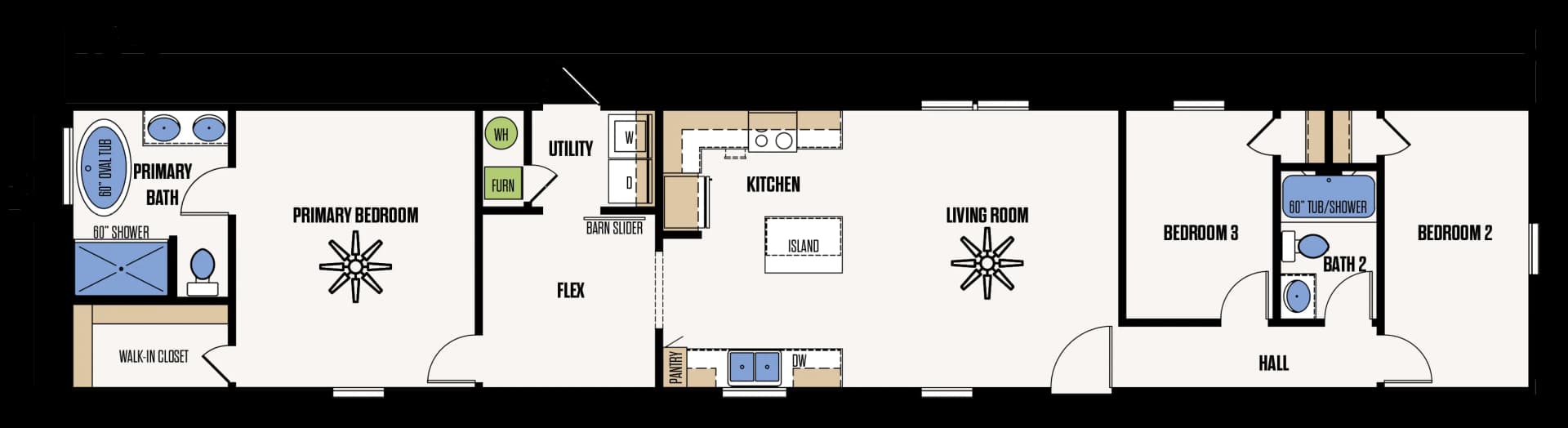 The Pearland floor plan