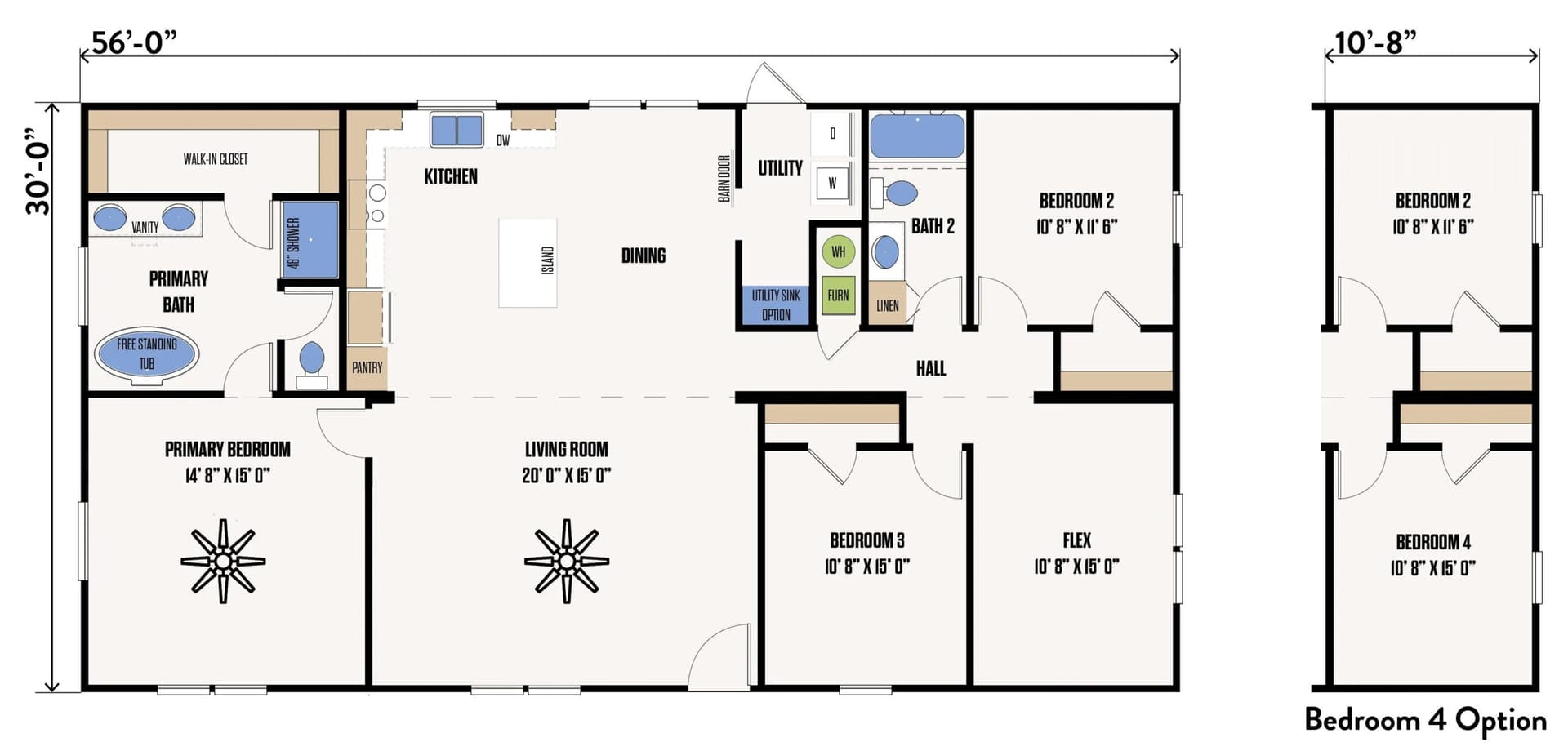 The Redhead floor plan