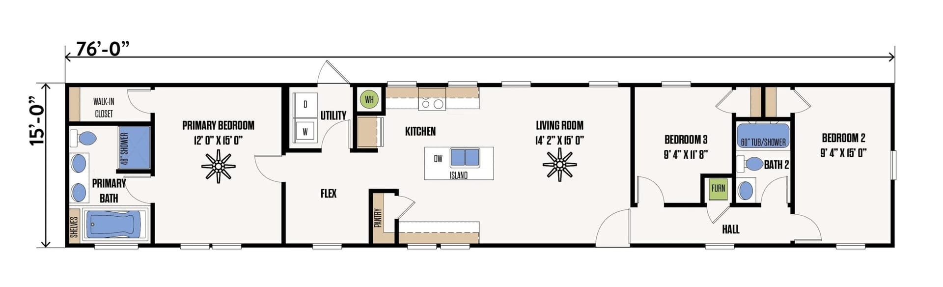 The Spoonbill floor plan