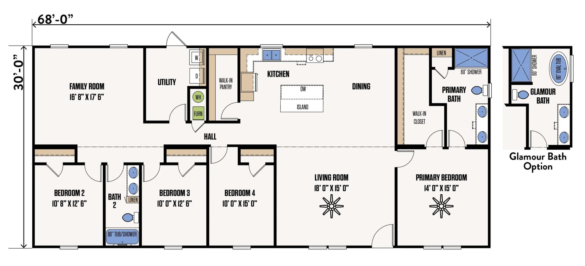The Widgeon floor plan