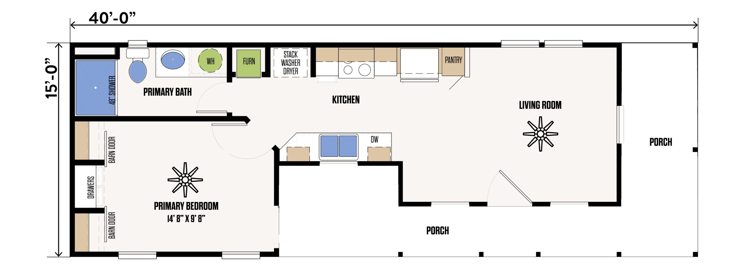 The Smithville floor plan