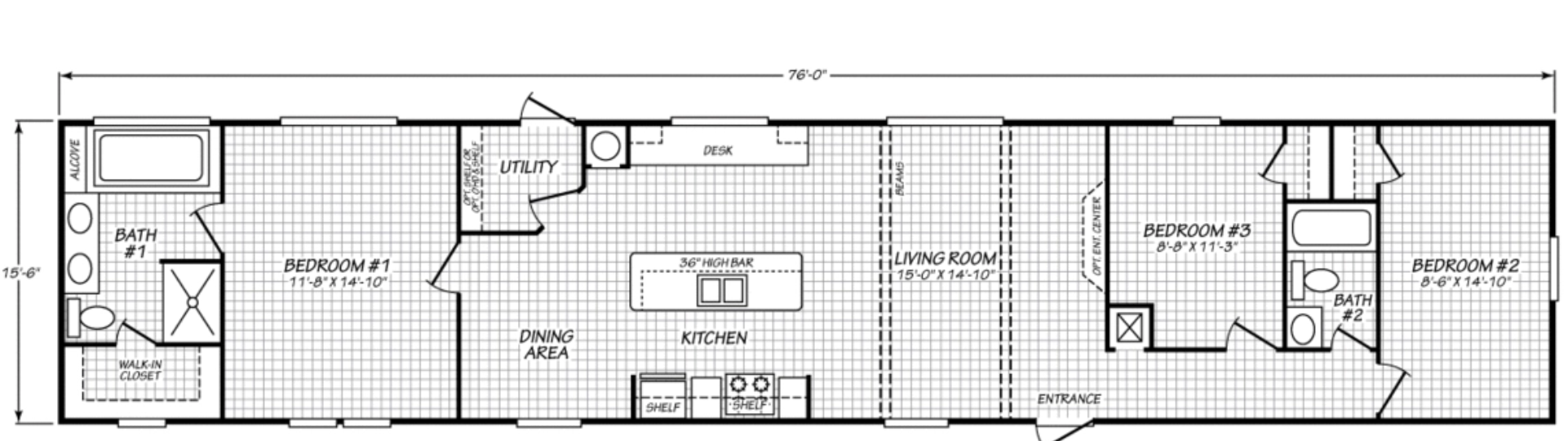 The Rattlesnake floor plan
